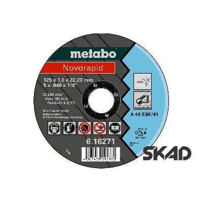   Novorapid 125x1,0x22,23 Inox Metabo 616271000