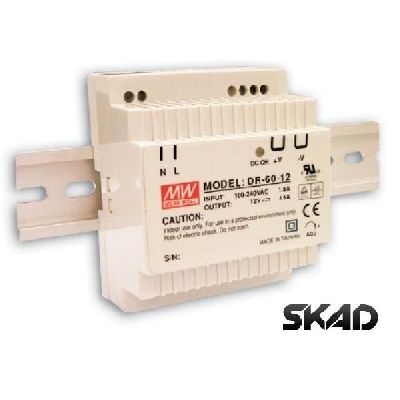   AC-DC 12V 2A  DIN- Mean Well DR-30-12
