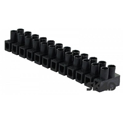 Клеммные колодки тип Н 2,5-4 мм / 3А черная АсКо A0130040015