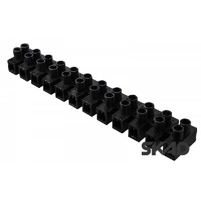 Клеммные колодки тип Н 16 мм / 30А черная АсКо A0130040018