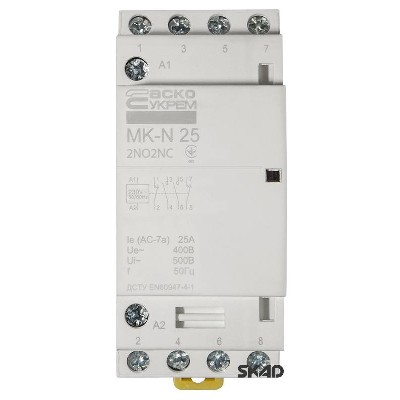   MK-N 4P 25A 2NO2NC