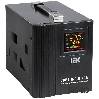 Стабилизатор напряжения IEK Home  0,5 кВА (СНР1-0-0,5)