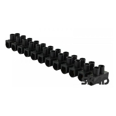Клеммные колодки 16 мм / 30А черная АсКо A0130040024