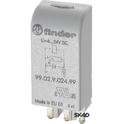     6-24 AC/DC LED (+A1)  +  Finder 9902002498