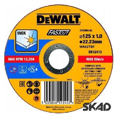     INOX FASTCUT DeWalt DT43902