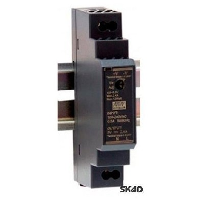   AC-DC 12V  DIN- Mean Well HDR-15-12