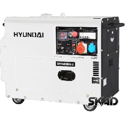 Дизельный генератор HYUNDAI DHY 6000 SE-3