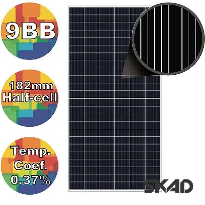 Солнечная батарея 535Вт моно, 9BB 182mm Risen RSM144-9-535M