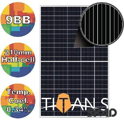 Солнечная панель 405Вт моно, 9BB, TITAN S Risen RSM40-8-405M