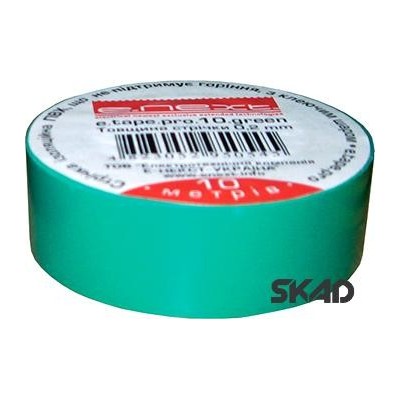 Изолента зеленая (20м) E-next e.tape.stand.20.green